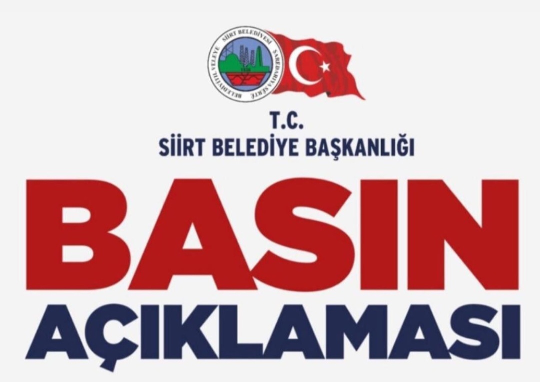 Siirt Belediyesi’Nden Içme Suyu Ile Ilgili Basın Açıklaması