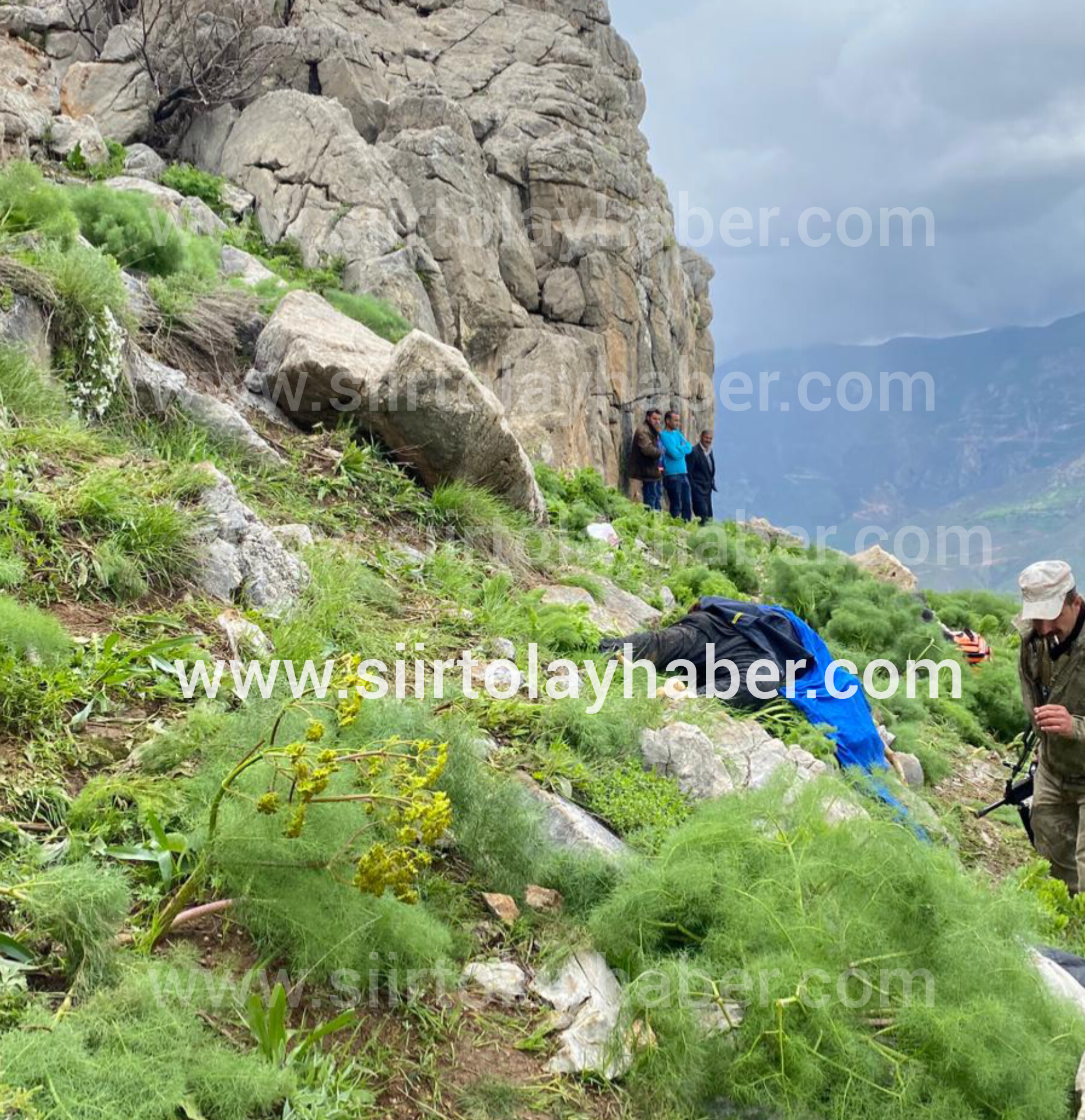 Siirt’Te Ot Toplarken Uçurumdan Düşen 55 Yaşındaki Adam Hayatını Kaybetti