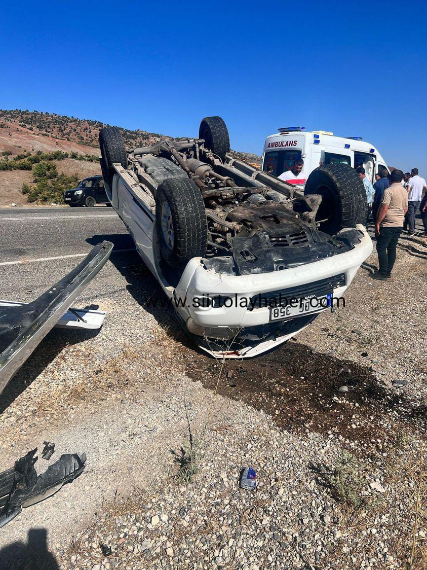 Siirt – Baykan Yolunda Kaza: Yaralılar Var