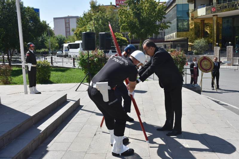 Siirt’te 19 Eylül Gaziler Günü Törenlerle Kutlandı | Siirt Olay Haber