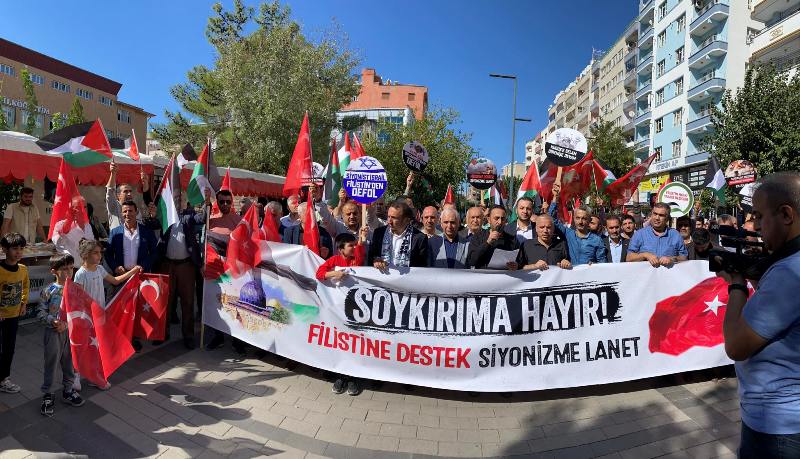 Siirt Memur-Sen’Den Filistin’e Destek İsrail’e Lanet