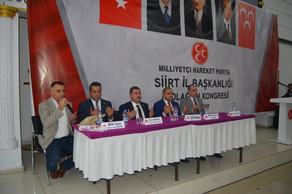 Mhp Siirt İl Teşkilatında Kongre Coşkusu | Siirt Olay Haber