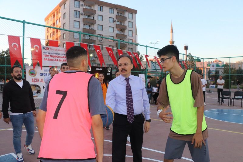 Siirt’te Geleneksel 3X3 Sokak Basketbolu Heyecanı Başladı | Siirt Olay Haber