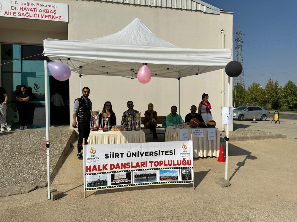 Siirt Üniversitesi Öğrenci Toplulukları Tanıtım Günleri Başladı | Siirt Olay Haber