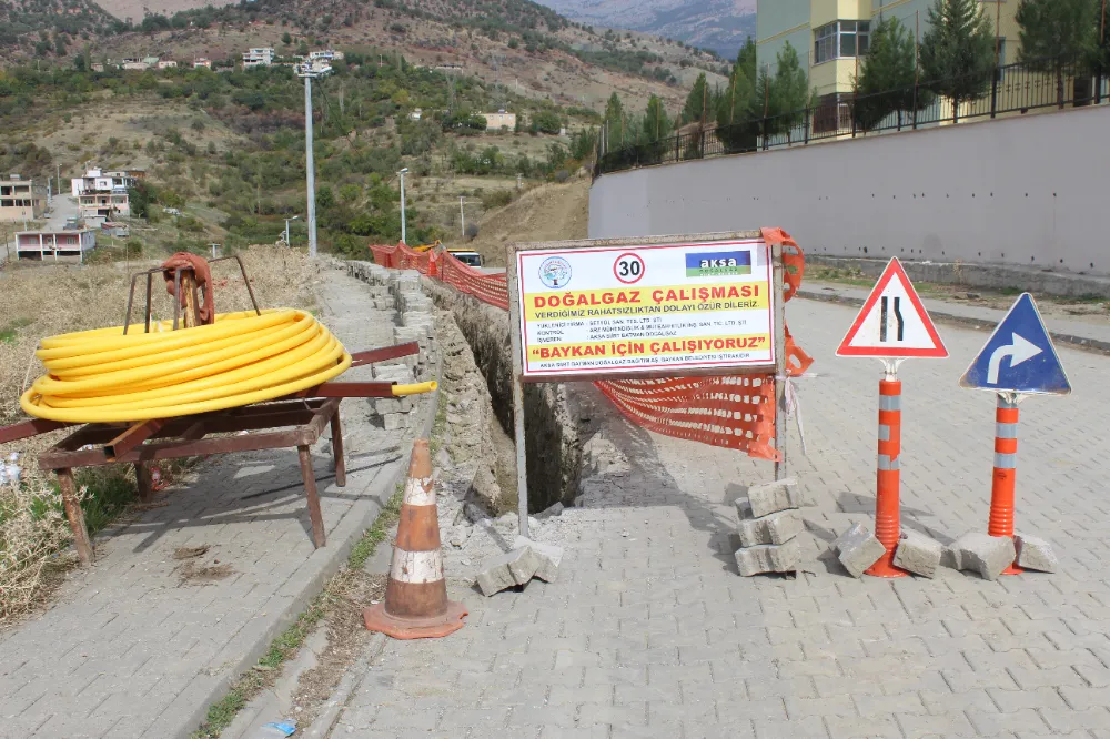 Siirt'In Baykan İlçesinde Doğal Gaz Sevinci Yaşanıyor | Siirt Olay Haber