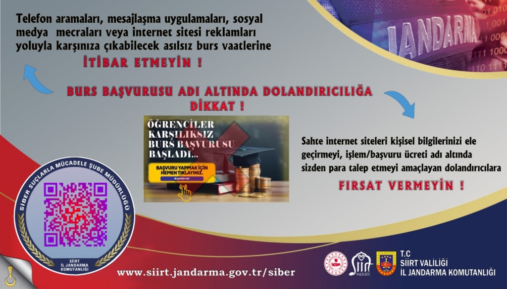 Burs Başvurusu Adı Altında Dolandırıcılığa Dikkat | Siirt Olay Haber