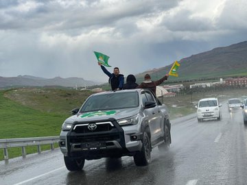 Siirt’te Hüda Par Seçim Arabaları Sahada | Siirt Olay Haber