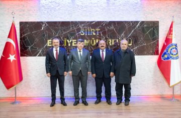 Siirt Şehit Aileler Vakfı Emniyet Müdürünü Ziyaret Etti | Siirt Olay Haber