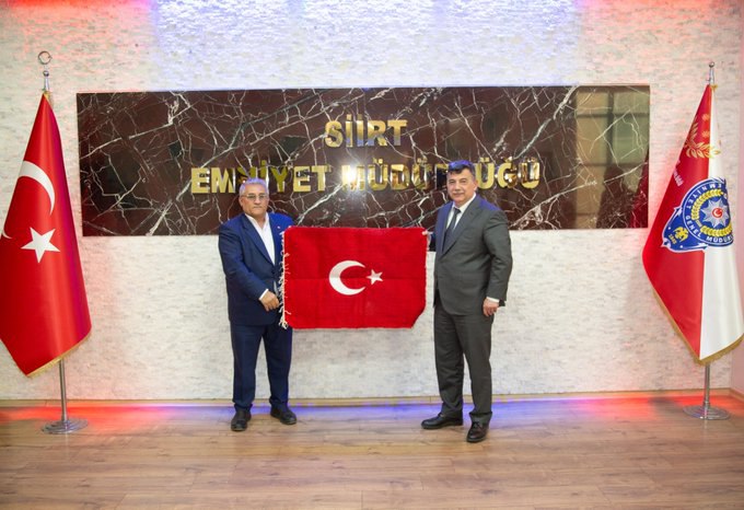 Siirt Şehit Aileler Vakfı Emniyet Müdürünü Ziyaret Etti | Siirt Olay Haber