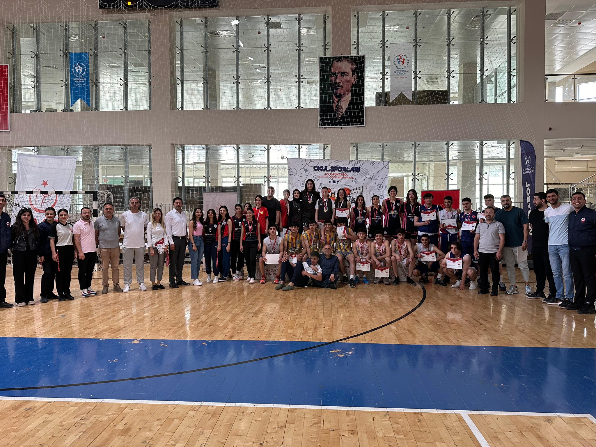 Siirt’te Basketbol Bölge Şampiyonası Sona Erdi