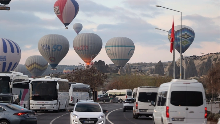 Tatilciler Kapadokya’da Alışılmışın Dışında Yoğunluk Oluşturdu