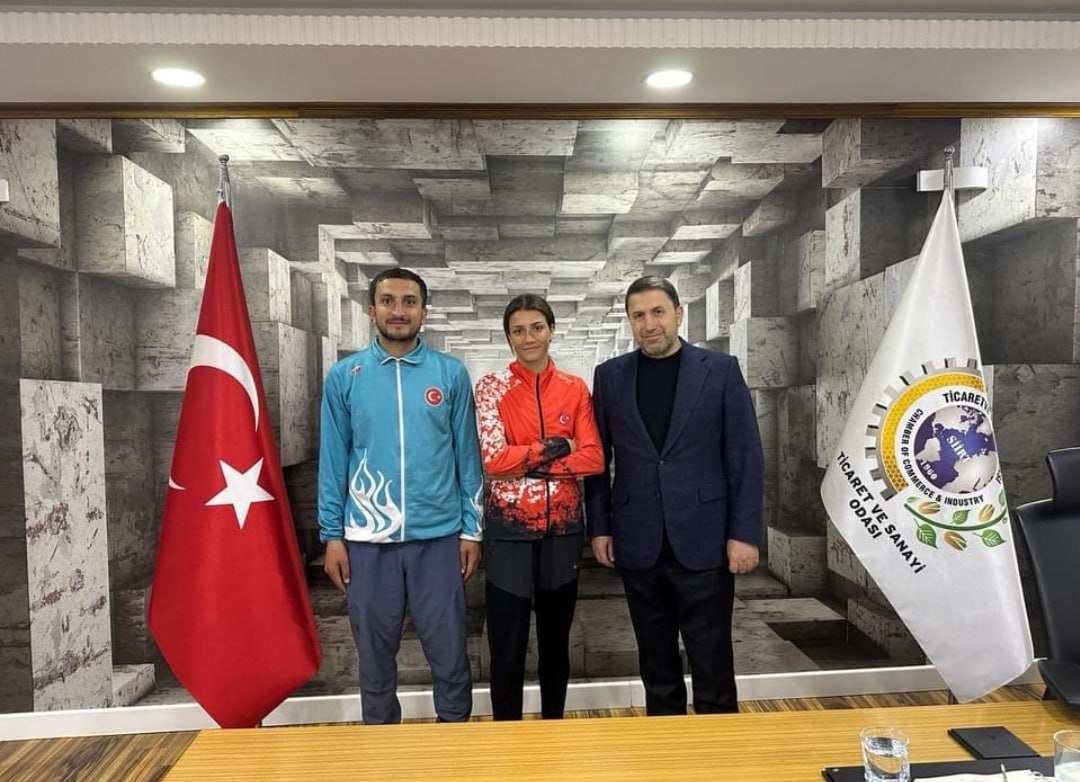 Siirt TSO Başkanı Güven Kuzu, Milli Sporcu Pınar Gülseren’i Ödüllendirdi