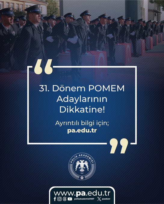 Siirt Emniyet Müdürlüğü 31.Dönem Pomem Adaylarına Duyuruda Bulundu | Siirt Olay Haber