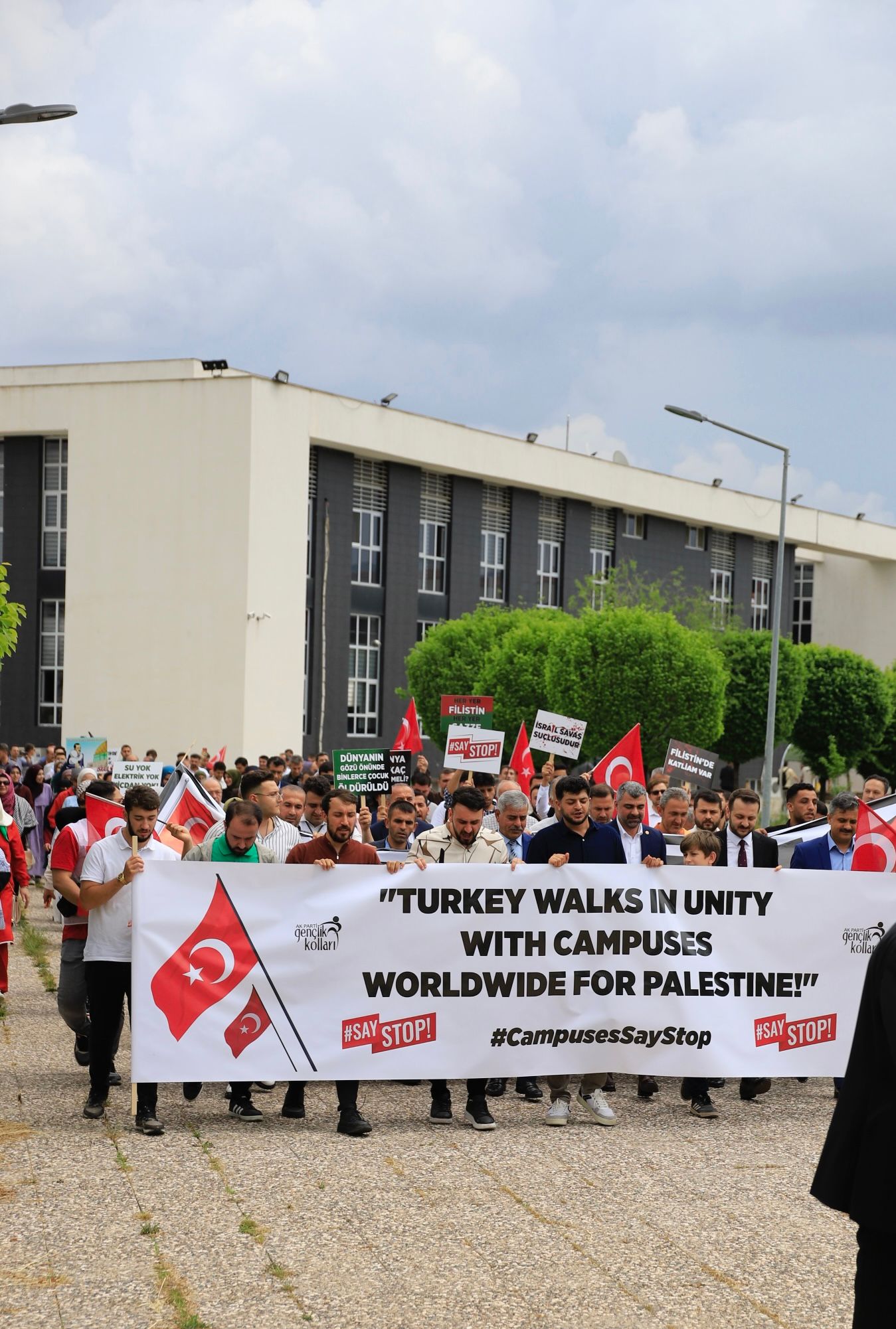 Siirtli Ak Gençler’den Filistin’e Destek | Siirt Olay Haber