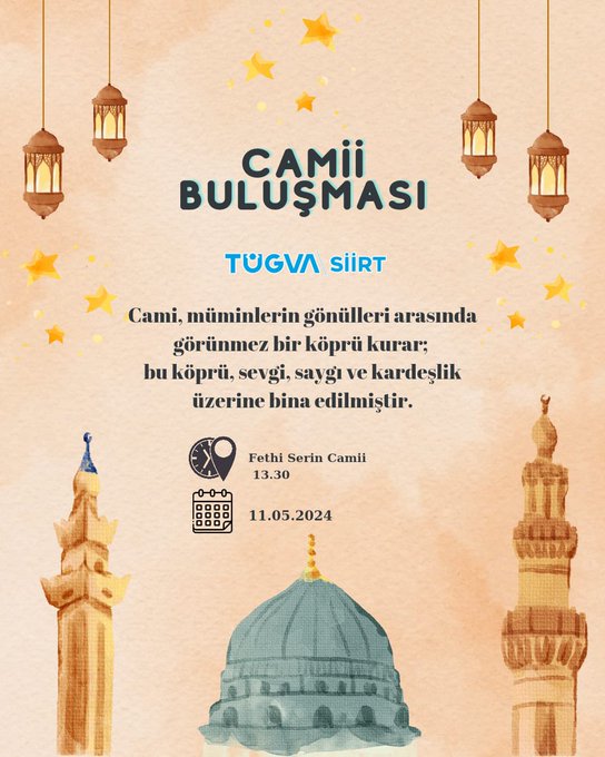 Tügva’dan Siirt’te Cami Buluşması | Siirt Olay Haber