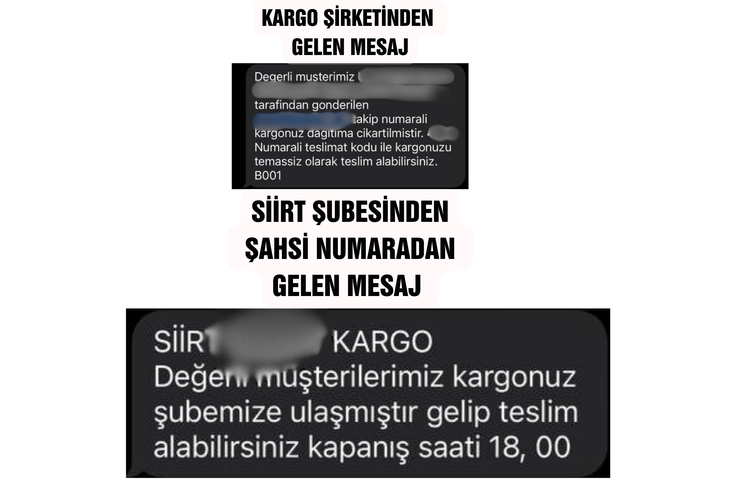 Siirt’te Müşterilerden Kargoların Şubeden Alınması İsteniyor