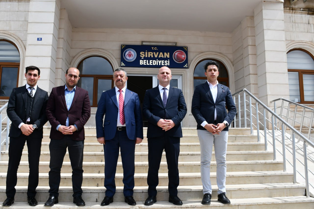 Siirt İl Milli Eğitim Müdürü Şirvan Belediye Başkanını Ziyaret Etti | Siirt Olay Haber