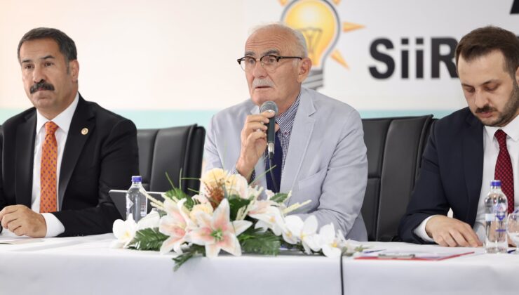 Siirt Ak Parti İstişare Ve Değerlendirme Toplantısı Gerçekleştirdi | Siirt Olay Haber