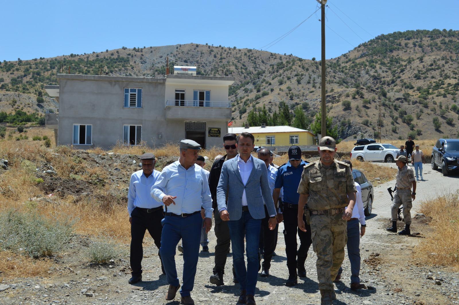 Baykan Kaymakamı Köy Ziyaretlerinde