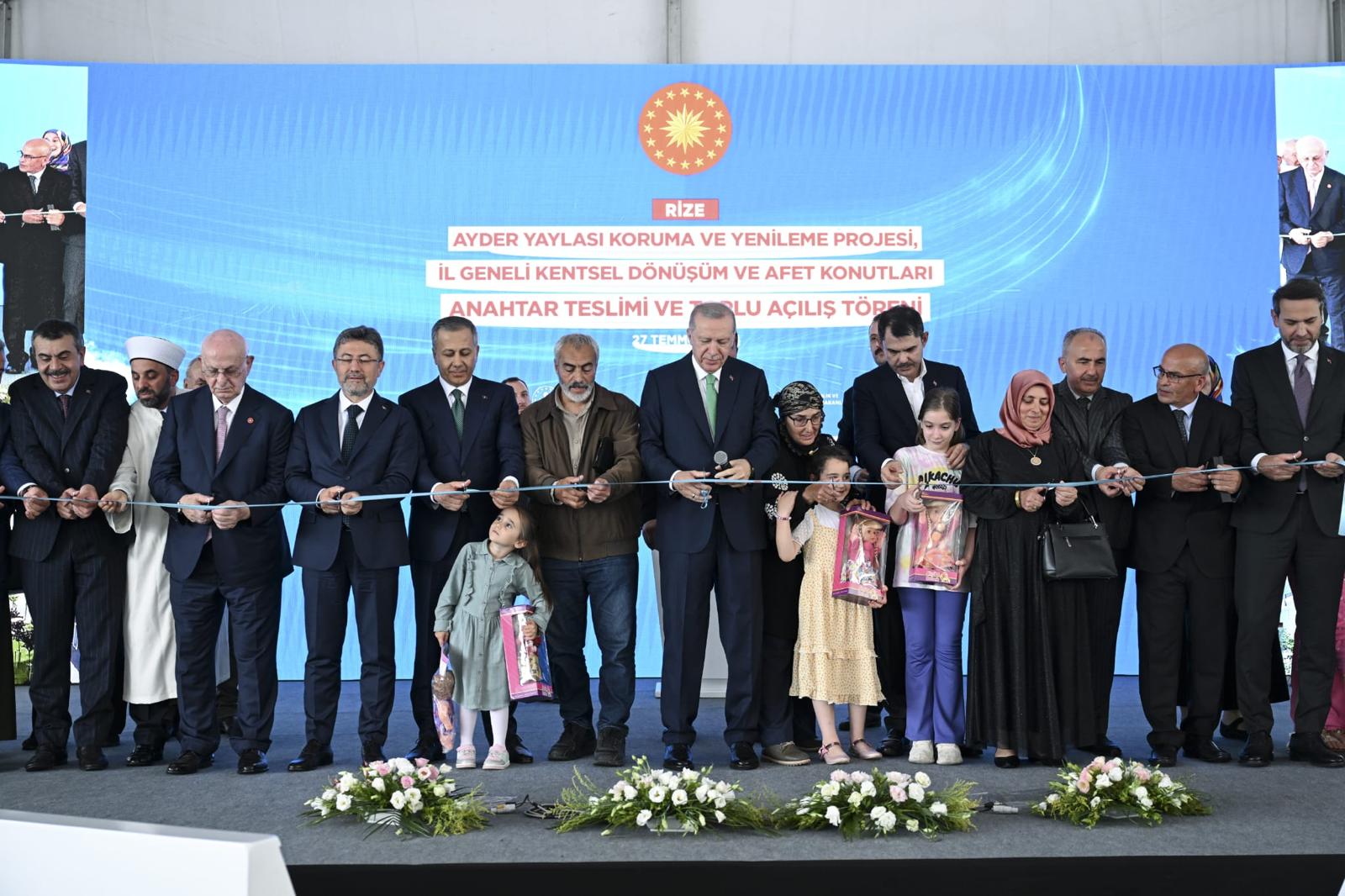 Cumhurbaşkanı Erdoğan Rize’de Toplu Açılış Töreninde Konuştu