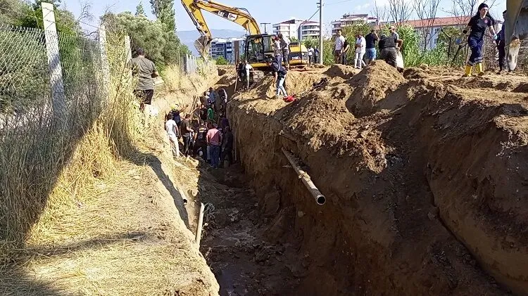 Aydında Göçük Meydana Geldi