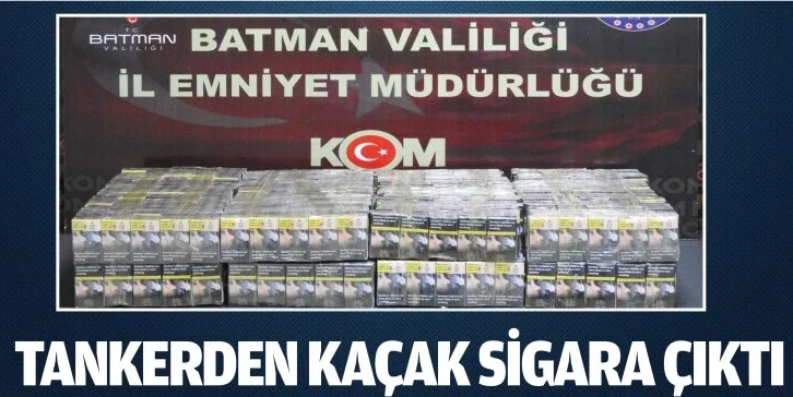 Batman’da Düzenlenen Operasyonda 600 Paket Kaçak Sigara Ele Geçirildi