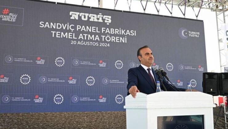 Bakan Bolat Nuriş Sandviç Panel Fabrikası Temel Atma Törenine Katıldı