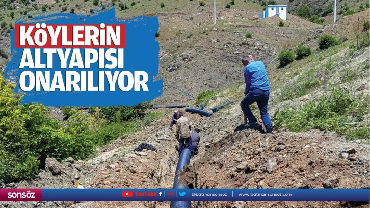 Köylerin Altyapısı Onarılıyor