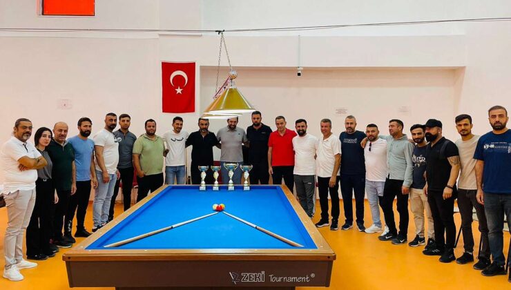 Siirt’te Bilardo 3 Bant İl Şampiyonası Sona Erdi