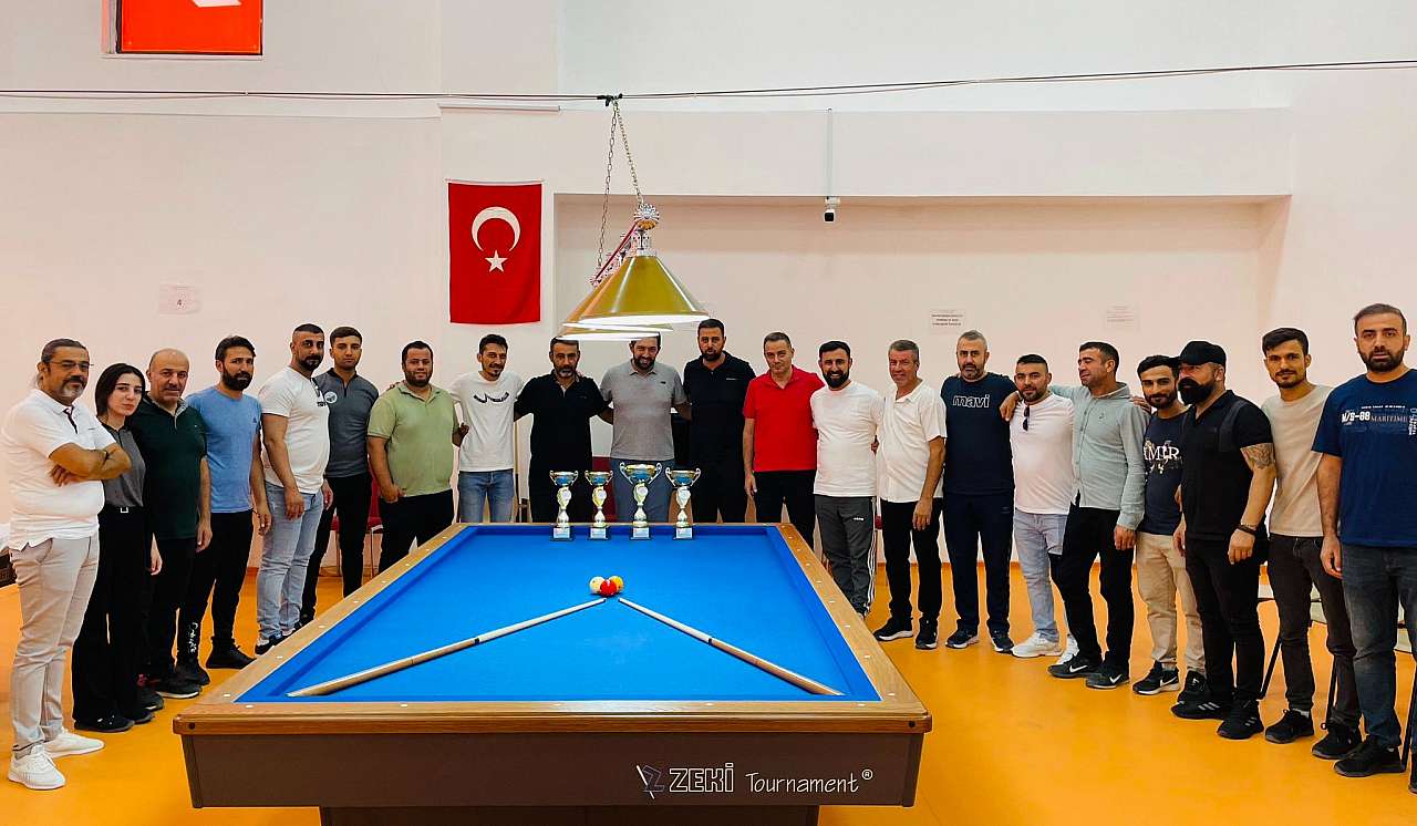 Siirt’te Bilardo 3 Bant İl Şampiyonası Sona Erdi