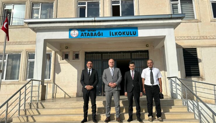 Siirt İl Milli Eğitim Müdürü Okul Ziyaretinde