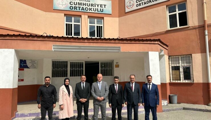 Siirt İl Milli Eğitim Müdürü Okul Ziyaretinde