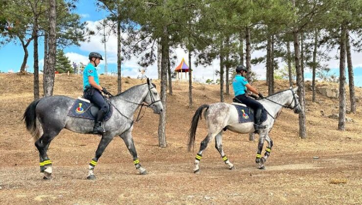 Elazığ’da Atlı Birlikler Görev Başında