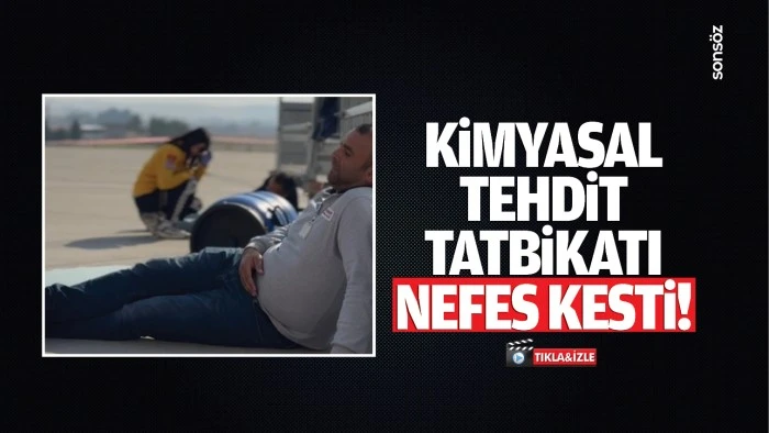 Kimyasal Tehdit Tatbikatı Nefes Kesti!