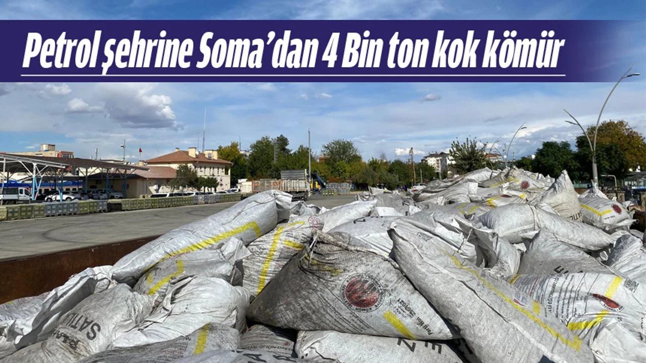 SOBALI OKULLARA SOMA’DAN KÖMÜR