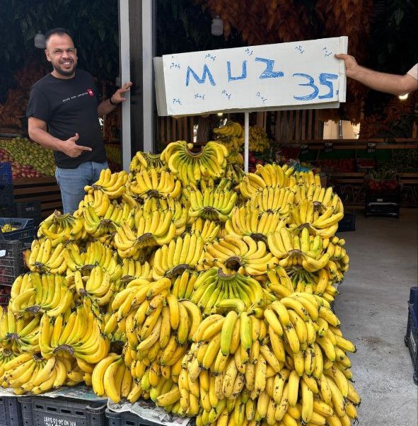 Siirt’te Muz Fiyatı Dibi Gördü