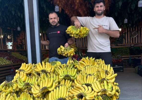 Siirt'Te Muz Fiyatı Dibi Gördü | Siirt Olay Haber