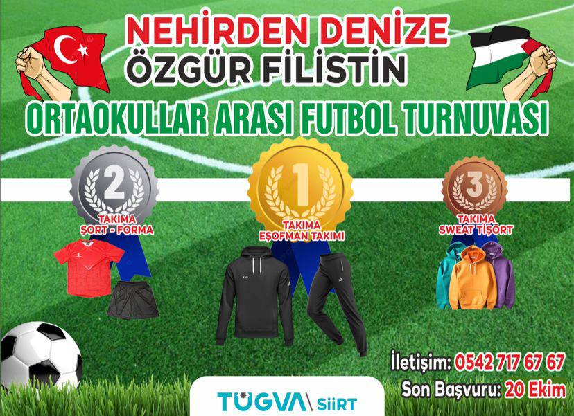 TÜGVA Siirt’ten Futbol Turnuvası