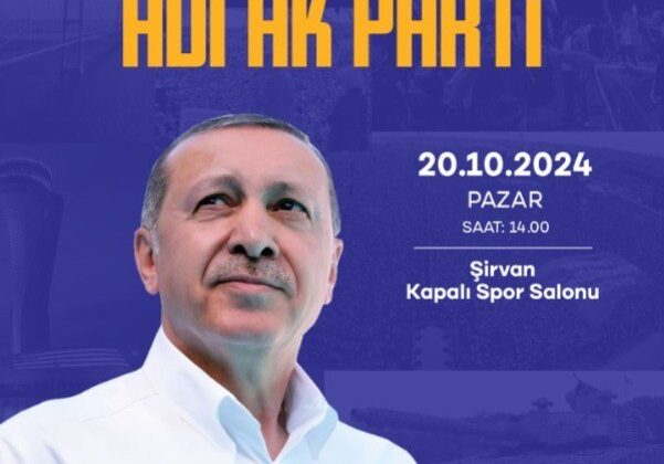 Siirt’te Ak Parti Kongresine Davet