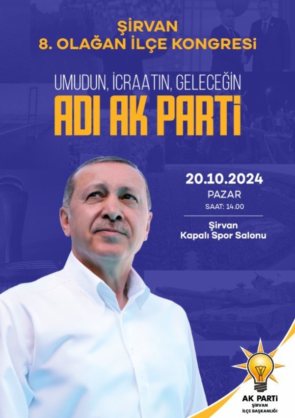 Siirt’te Ak Parti Kongresine Davet