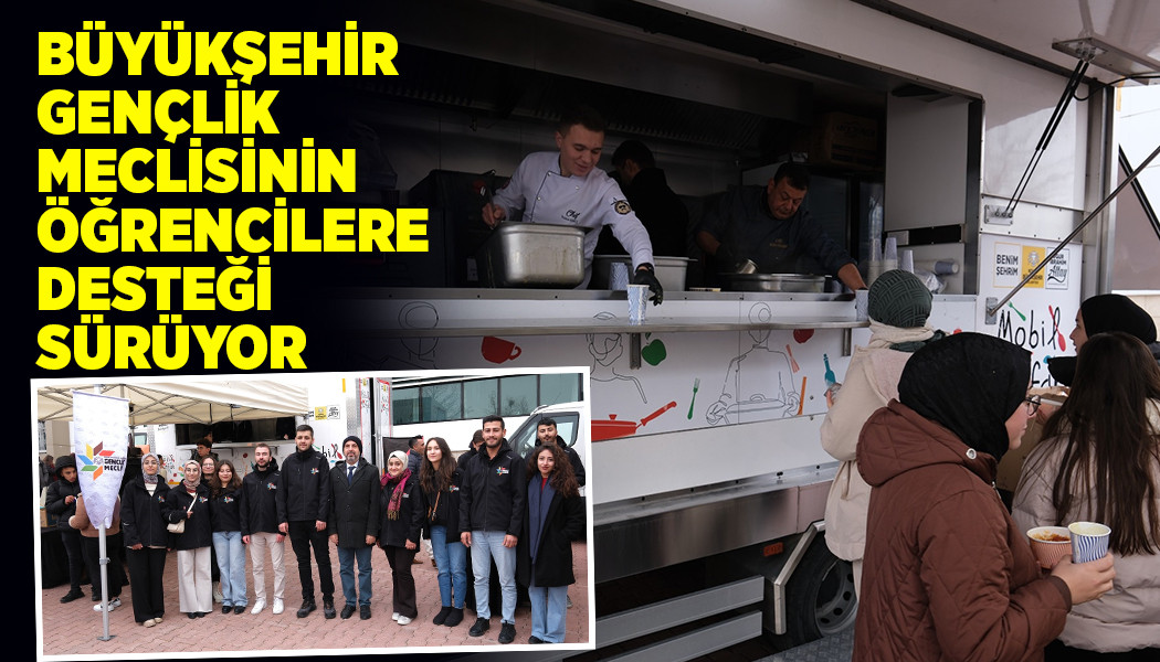 BÜYÜKŞEHİR GENÇLİK MECLİSİNİN ÖĞRENCİLERE DESTEĞİ SÜRÜYOR