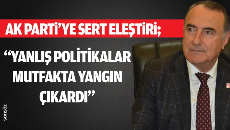 Ak Parti’ye Sert Eleştiri