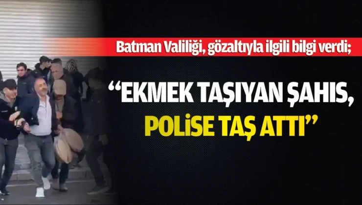 Batman Valiliği, Gözaltıyla Ilgili Bilgi Verdi