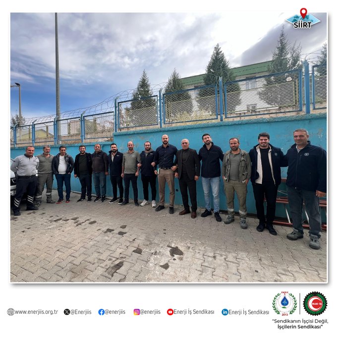 Siirt Enerji İşçileri Sendikası Kurtalan’da