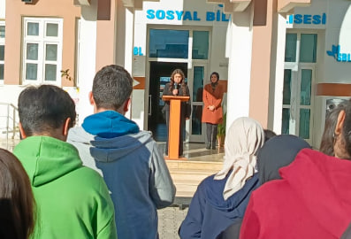 Siirt Sosyal Bilimler Lisesinden 10 Kasım Etkinliği