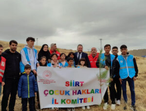 Siirt Çocuk Hakları İl Komitesi Milli Ağaçlandırma Etkinliğinde