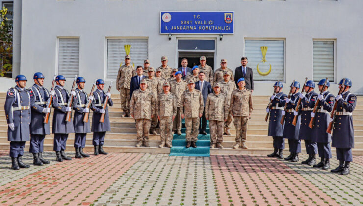 Siirt İl Jandarma Komutanlığında İnceleme Ve Denetleme