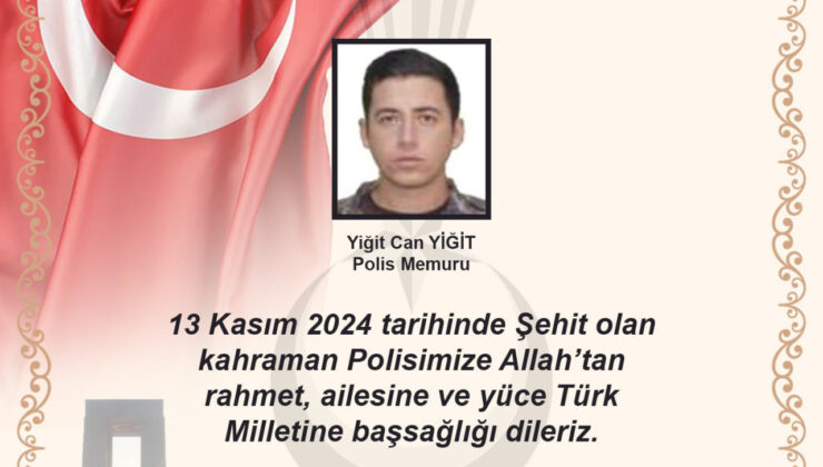 Siirt İl Jandarma Müdürlüğünden Başsağlığı