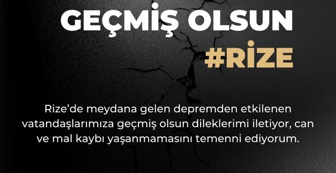 Siirt TSO Rize’ye Geçmiş Olsun Dileğinde Bulundu