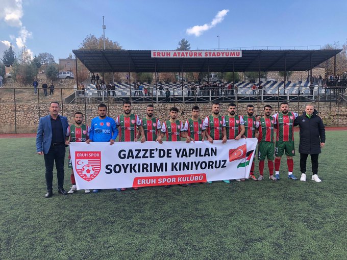 Siirt – Eruh Spor Kulübü Gazze’yi Unutmadı